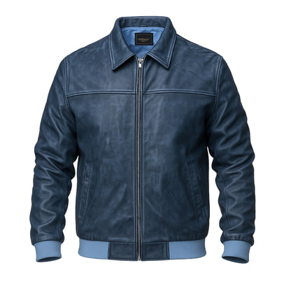 Buy Ferrari Blue Suede Coat Jacket Men & Women – Unisex Suede Bomber for Bold Style, Everyday Comfort, Year-Round Wear & Timeless Luxury
