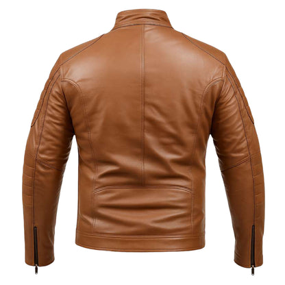 Buy Brown Men Leather Jacket – Premium Classic Outerwear for Everyday Style & Durability