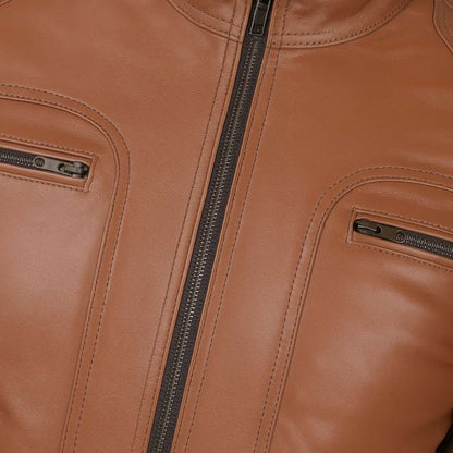 Buy Brown Men Leather Jacket – Premium Classic Outerwear for Everyday Style & Durability