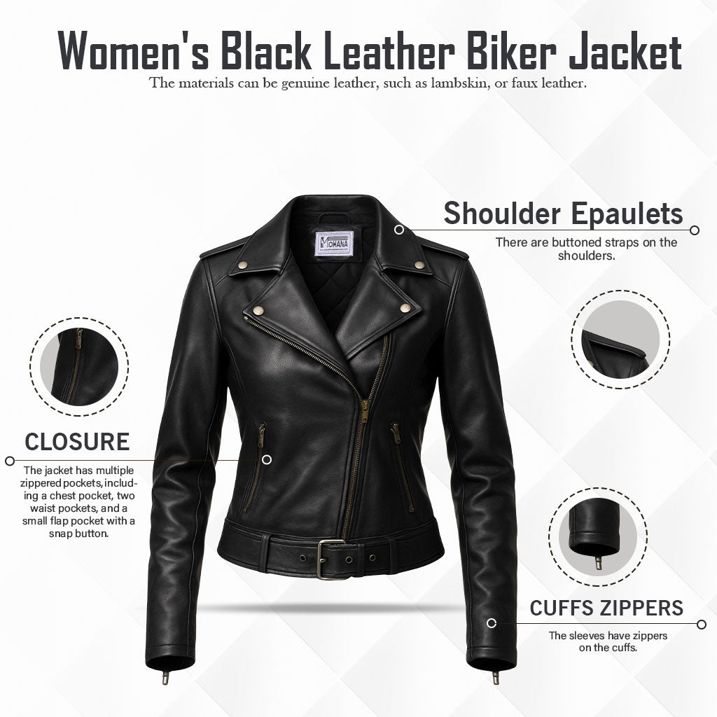 Buy Women’s Cropped Leather Jacket with Belt – Chic Streetwear Edge Meets Premium Craftsmanship