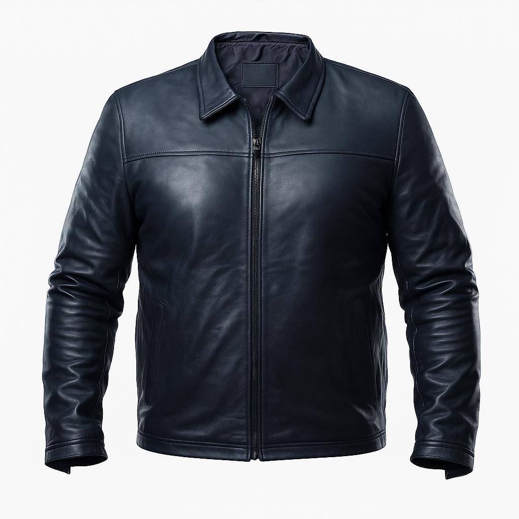 Buy Alpha Black Leather Motorcycle Jacket with Armor for Men – 4 Season Riding Jacket for Safety, Style, Comfort & All-Weather Performance