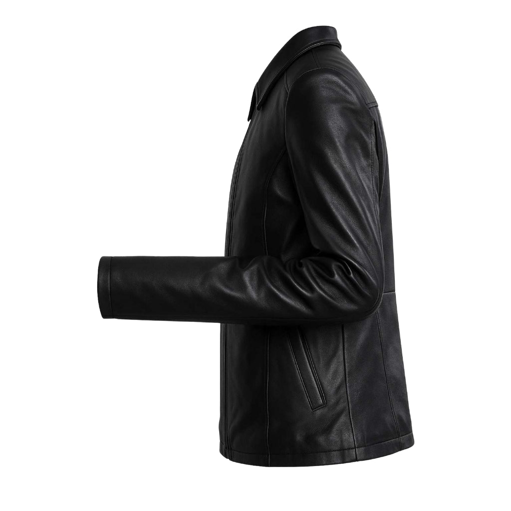 Buy Women Racer Black Leather Jacket – Premium Leather, Sleek Fit & Timeless Biker Appeal