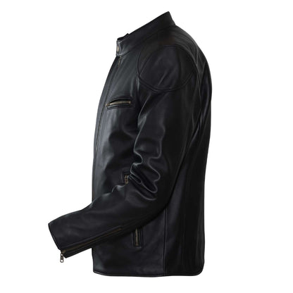 Buy Men Genuine Leather Biker Jacket – Premium Craftsmanship, Rugged Style & All-Season Comfort