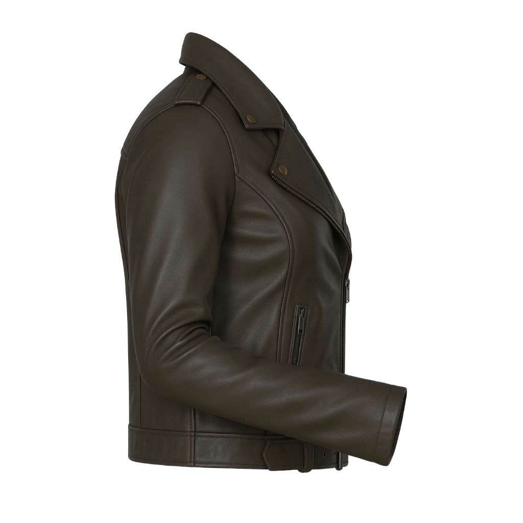 Buy Quilted Shoulder Leather Jacket – Premium Unisex Biker Outerwear for Comfort, Durability & Timeless Road Style