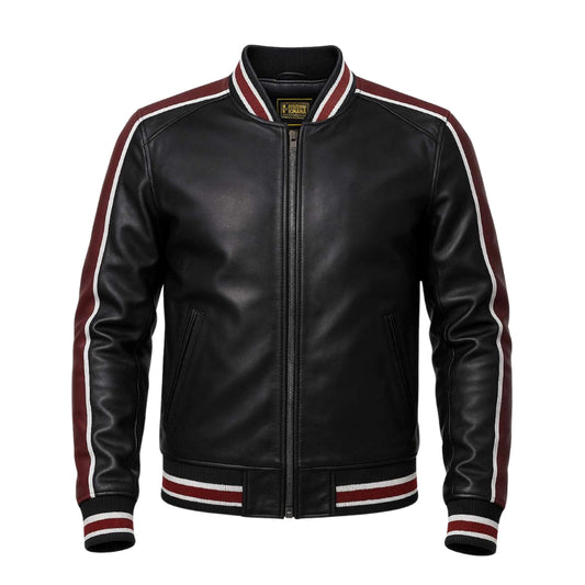 Buy Men’s Varsity Leather Jacket – Premium Collegiate-Style Outerwear for Everyday Comfort & Timeless Urban Apperal