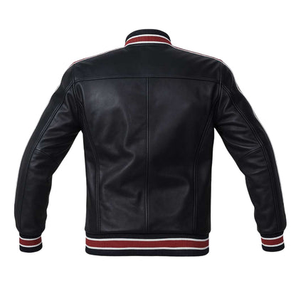 Buy Men’s Varsity Leather Jacket – Premium Collegiate-Style Outerwear for Everyday Comfort & Timeless Urban Apperal